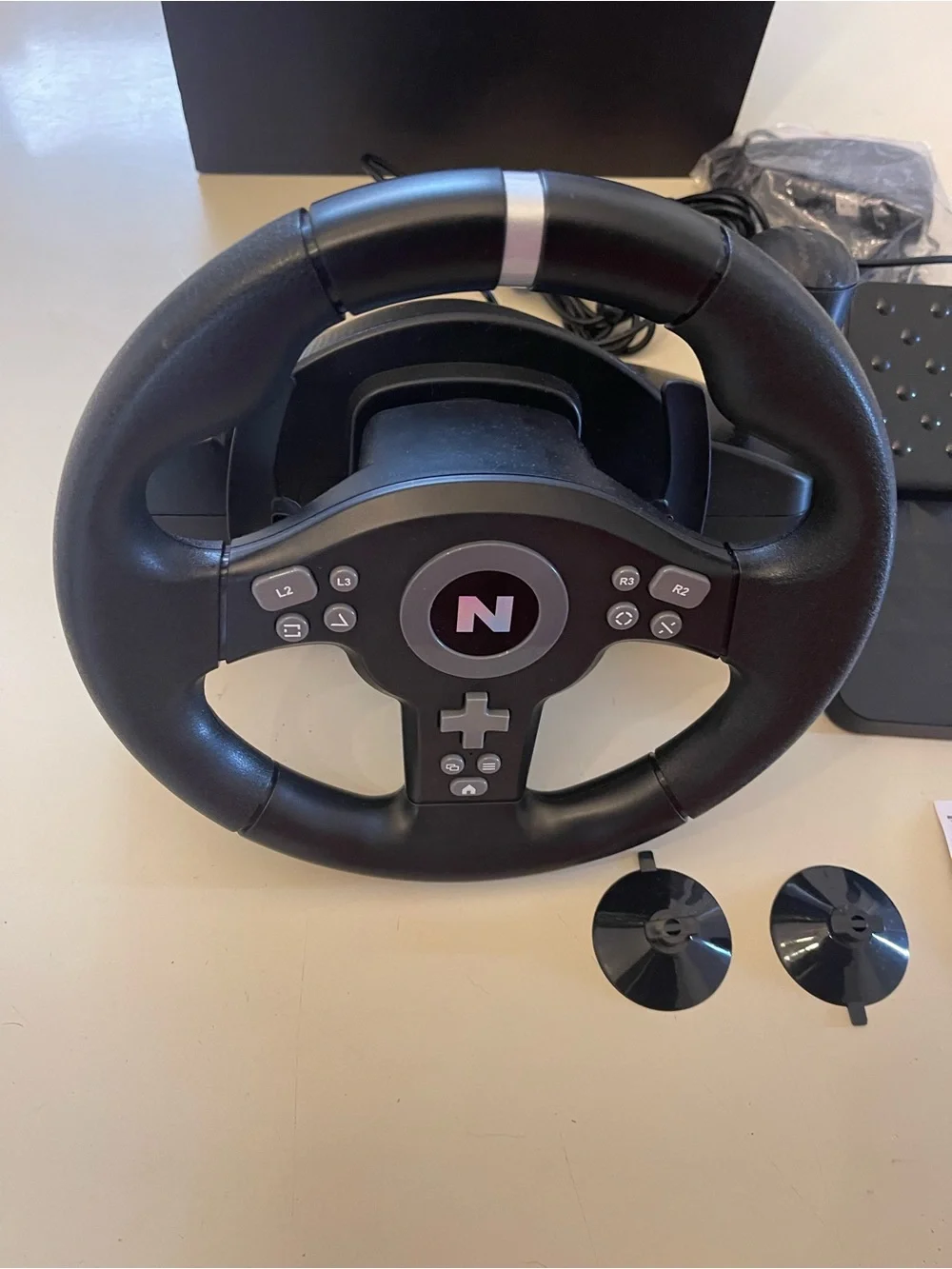Open Box , Nitho Drive Pro V200 Racing Wheel & Pedals for Xbox, PC, PS4, Switch